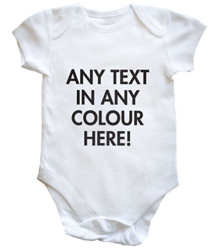 HippoWarehouse personalised any text any colour baby vest boys girls