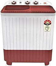 White Westinghouse (Trademark By Electrolux) 7 Kg Semi-Automatic Top Loading Washing Machine (CSW7000, Maroon)
