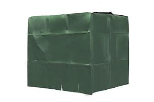 CACACOOK Cubierta de Contenedor IBC, Cubierta De Funda Protectora Contenedores Cubierta Antipolvo Capucha Protectora contra el Sol Barrel Cubierta para Lluvia Paño De Oxford 210D para Tanque Agua IBC 1000 L
