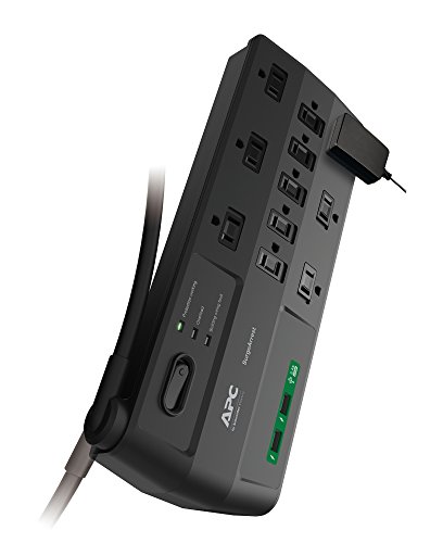 APC 11-Outlet Surge Protector 2880 Joules with USB Charger Ports, SurgeArrest Performance (P11U2)