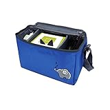 Deckel lässt sich komplett aufklappen, so dass die Musikboxen auch in der Tasche bedient werden können