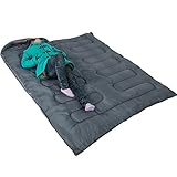 Docooler Schlafsack Herbst Winter Umschlag Mit Kapuze Außen Reisen Camping Wasserdicht Thick - 4