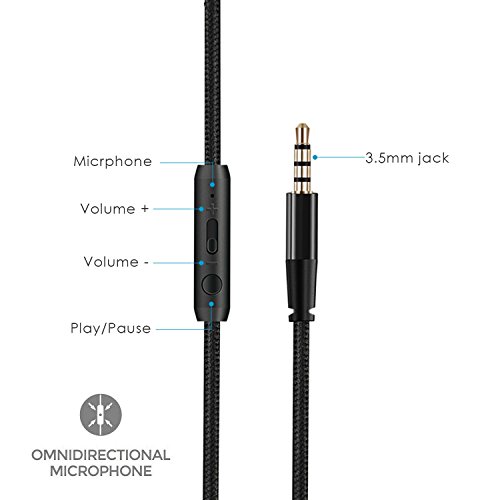 Sound Intone I65 plegable auriculares con cable de audio de 3 5 mm peso ligero lo largo de la oreja los auriculares auriculares con control de volumen en l nea y micr fono para PC Iphone Ipad Samsung Android Negro Oro reviews Sound Intone I65 plegable auriculares con cable de audio de 3 5 mm peso ligero lo largo de la oreja los auriculares auriculares con control de volumen en l nea y micr fono para PC Iphone Ipad Samsung Android Negro Oro