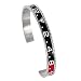 Produktbild Armband im Lünetten-Stil GMT schwarz rot