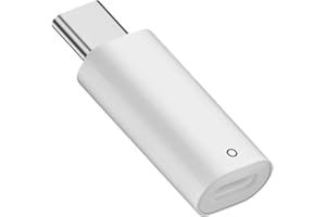 XATGIOUY Adapter für Apple Pencil 1 auf USB C, Lightning auf USB C Ladeadapter für iPad 10. Generation, Unterstützt Bluetooth-Kopplung, Tragbarer Schnellladeanschluss für Stift der 1. Generation