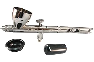 Badger Air-Brush Co. Patriot Fine Gravity Airbrush Edelstahl Modell 105