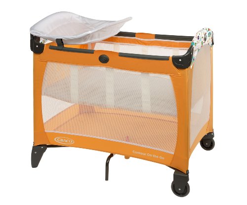 Graco Contour On the Go Travel Cot (Orange)