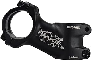 CYSKY Vástago de Bicicleta 25 Grados 31,8 60mm/70mm/90mm/110mm Vástago de MTB Vástago de Manillar de Bicicleta de montaña para Bicicleta, Bicicleta de Carretera, MTB, BMX, Ciclismo