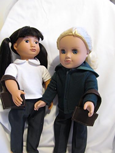 Green winter school uniform for Designafriend and other 18*/45cm dolls like Sindy and Our Generation