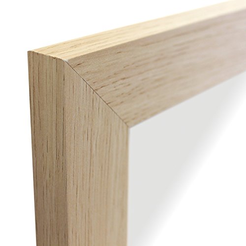 Garderobenspiegel Wandspiegel Frisierspiegel Flurspiegel Barspiegel 36,5×126,5cm – Natur - 3