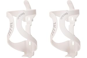 ZEFAL Pack Spring White - Double Pack Bottle Cage for Your Frame - Lightweight and Durable Bicycle Bottle Cage for Road Bike and Mountain Bike - White