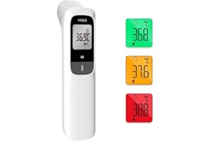 PALMZEN Non-Contact Infrared Digital Thermometer For Adults and Children I Forehead Mode I Object Mode I Beeper I 32 Memories