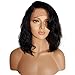 Price comparison product image Googoo 150% Density Bob Human Hair Wigs Curly Black Lace Front Wig Virgin Hair 12inch Short Bob Wig 100% Real Human Hair Wigs Glueless Natural Hair Wigs for Women Brazilian Wigs with Baby Hair