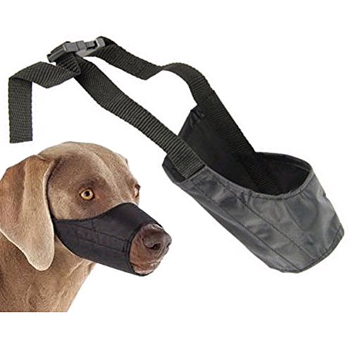 LA-VIE-Adjustable-Nylon-Muzzle-for-Dogs-Have-8-Available-Size
