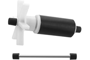 SENRISE Turbin de rotor de pompe submersible, joint libre, filtre magnétique haute efficacité, turbine d'aquarium résistante à l'usure à faible bruit
