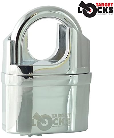 Target Locks® Chrome Closed Shackle Alarmed Padlock