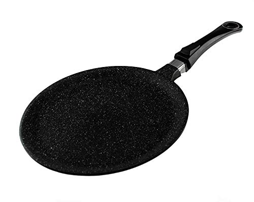 Crêpière en pierre granité et céramique 28 cm - tous feux dont induction - Natural Cook Professionnel