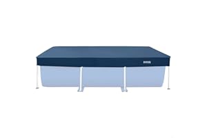 Intex | Couverture de piscine rectangulaire | Housse de piscine - 300 x 200 cm | Protection idéale pour piscine à cadre rectangulaire