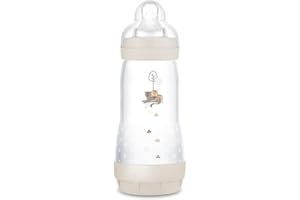 MAM Biberon Easy Start/Anti-Colique - 320ml - Sable - Tétine Débit 3