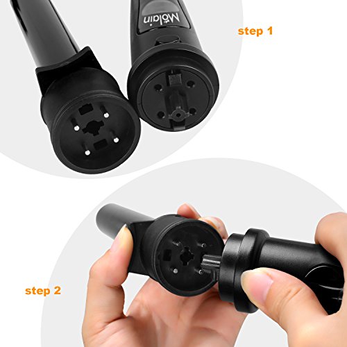 Molain Lockenstab 5 in 1 Lockenwickler Set mit LCD Anzeigen leicht zu einstellen Tempratur unterschiedlichen Größen Stäbe für verschiedene Locken, feine Verpackung Perfekt als Geschenk für Frauen - 4