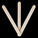 MAKARTT® 100pcs/lot Small Wooden Spatulas Wax Applicator Salon Waxing Body Hair Removal Beauty Health 4.4 * 0.36 inch ((Small Wooden Spatulas)