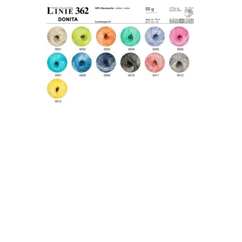 ONline Linie 362 Donita – Farbe: 0012 – 50 g / ca. 140 m Wolle - 2