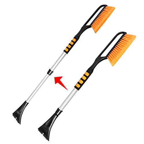 Preisvergleich Produktbild Binhee Two In One Verlängerungsstange Einziehbare Winter EIS Schaufel Multifunktions Schneeschaufel Entfernung Werkzeuge