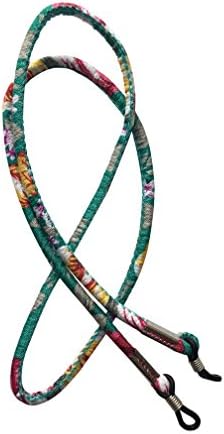 NEW Retro Floral Teal Green Coloured Glasses/Sunglasses Spectacle Strap Band Cord Holder Lanyard