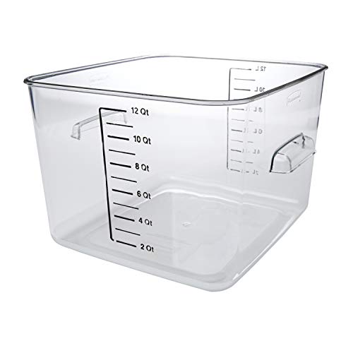 Rubbermaid FG631200 CLR - Pack de 6 contenedores de almacenamiento, 11.4 l