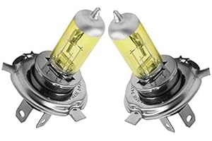 Hallenwerk 2xSt. AQUA VISION H4 60/55W P43t 12V Halogen Auto Lampen Birnen 3000k YELLOW/GELB Abblendlicht Fernlicht Zusatzscheinwerfer Nebelscheinwerfer