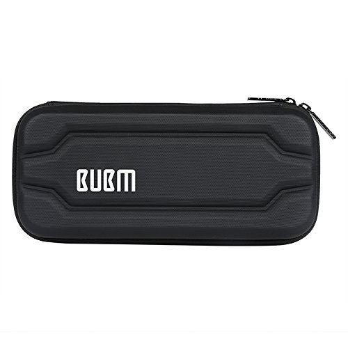 Preisvergleich Produktbild BUBM Wasserdichte Hartschalentasche Konsole Schutzhülle mit Reißverschluss-Einbau 20 Spielkartenhalter und Netztasche für Zubehör Aufbewahrungsbox