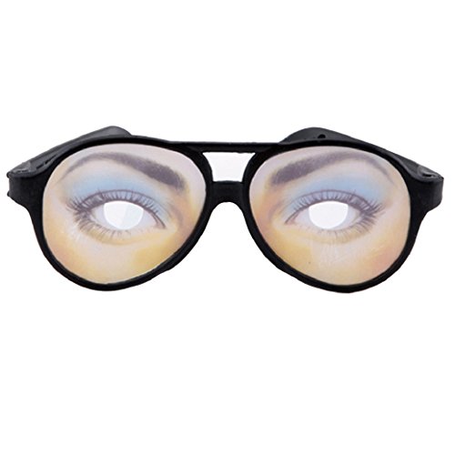 Verlike Joke Funny Fake Eyes Disguise Glasses for Masquerade Novelty