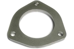 WP-S Flangia a triangolo in acciaio inossidabile 2,5 pollici, 63,5 mm, per Golf 2 5 1 2 3 4 16 V G60 VR6 Turbo, connettore a flangia tubo e Kat a triangolo per catalizzatore