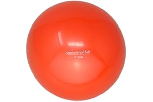 ATC Handels GmbH Pelota de peso suave individual en diferentes pesos con arena para yoga, pilates, rehabilitación y fitness – Pelota de tonificación Heavy Ball