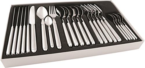 Hardanger Heritage Nora Setting, Steel, Silver, 24-Piece