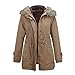 Produktbild TianWlio Damen Mäntel Frauen Jacke mit Kapuze Winter Lang Mantel Größe Outwear