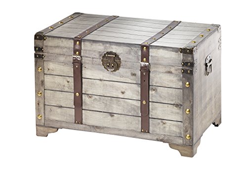 Truhe Truhenschrank Schatzkiste Piratenkiste Schmuckkasten Möbel Antik Geschenk
