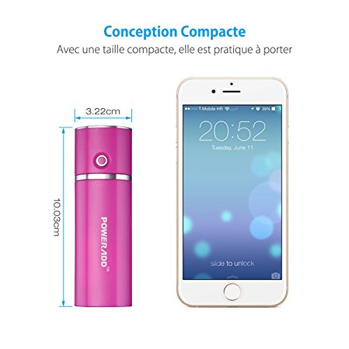 POWERADD Slim2 5000mAh Chargeur Portable Batterie de Secours Externe pour t l phone potable Apple Adapteurs Non Inclus pour iphone 7 7 plus ipad samsung S7 et D autres Appareils Charg s Via USB 5V-Rose Rouge reviews POWERADD Slim2 5000mAh Chargeur Portable Batterie de Secours Externe pour t l phone potable Apple Adapteurs Non Inclus pour iphone 7 7 plus ipad samsung S7 et D autres Appareils Charg s Via USB 5V-Rose Rouge