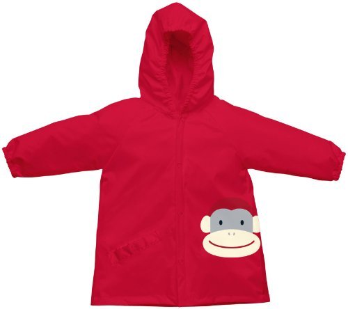 i play. Baby-Boys Infant On Safari Lightweight Pocket Raincoat, Red Monkey, 6-9 Months Color: Red Monkey Size: 6-9 Months