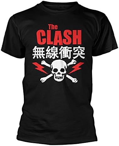 Ripleys Clothing Official T Shirt The Clash Punk Vintage 'Bolt Red' Skull XXL
