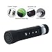 Produktbild LED Taschenlampe 4-in-1 Multifunktionale Lampe, Blutooth Stereo Lautsprecher Flashlight Wireless USB Ladegerät, unterstützt Telefongespräch via Bluetooth, 2200mah Powerbank Funktion mit Fahrradhalterung für Home Radfahren Auto
