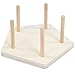 Infantastic Wooden Geometric Stacker (Colourful) for Early Motor Baby Kid Child Development Geometric Shape Matching Board Toy