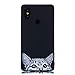 Produktbild Chreey Hülle für Xiaomi Mi 8 SE, Anti-kratzt Schwarz 3D Drucken Muster Handyhülle Weiche Silikon TPU Rückseiteülle Bumper Schutzhülle, Überraschte Katze