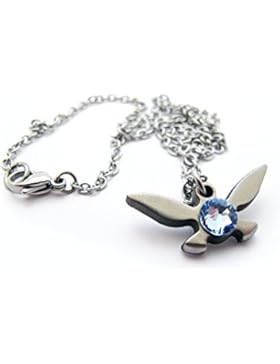 Zelda Navi Halskette - Edelstahl - Handarbeit - Länge 45 cm