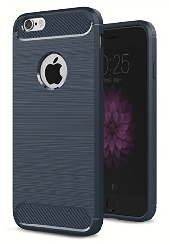 Kaira Premium Shock Proof Carbon Fibre Brushed Textured Armour Series - Ultimate Protection from Drops in Slim profile, Durable, Anti Scratch, Perfect Fit, Air Cushion Anti Shock Technology, Impact Resistant Flexible TPU Phone Back Case Cover for Apple iPhone 6/Apple iPhone 6s (Carbon Blue) RS.119 (88.00% Off) - Amazon