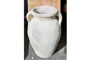 TERRACOTTA-TOEPFE-DE NEU !! Rustikal handgefertigter Krug Amphore Vase ca. 38 cm hoch aus Terracotta Terrakotta Garten Deko