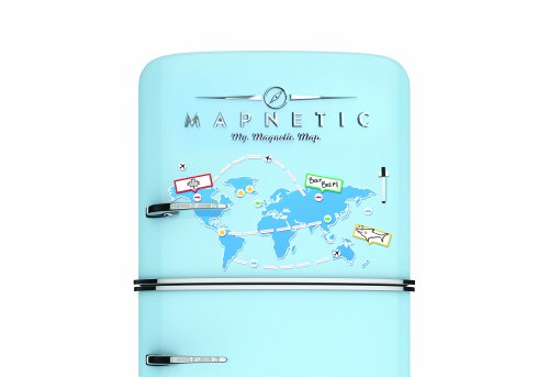 Luckies LUKMAGN Magnetische Weltkarte Mapnetic, 48 x 20 x 1 cm - 3