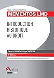 Mémentos LMD Introduction historique au droit, 3ème édition