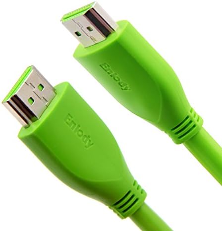 HDMI Cable 1.8M - High Speed 2.0 Durable Flexible PVC Cord - Support Ethernet, Audio Return Channel, Video 4K, UHD 2160p, HD 1080p, 3D, Xbox 360, PS3, PS4, Apple TV, Computer