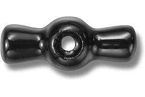 Fontini 30967271 Recambio Lazo Rotativo Garby en Porcelana Negra con Tornillos Negros